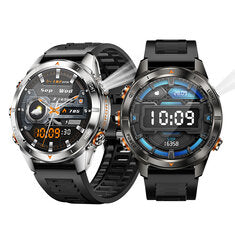 SENBONO KT80 1.46-inch HD Screen SOS Flashlight UV Light 3ATM Waterproof Heart Rate Blood Oxygen Monitor Sleep Monitoring Multi-sport Modes Smart Watch