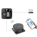 Tuya WiFi Ultrasonic Liquid Level Sensor 433MHz Remote Control Indoor/Outdoor Tank Level Monitor with APP Alarms for Household
