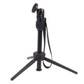 MT-10 Mini Aluminum Tripod Projector Stand 2 Section Tabletop Tripode with Gimbal Ball Head for SLR DSLR Camera Phone Photography Travel Tripe Holder