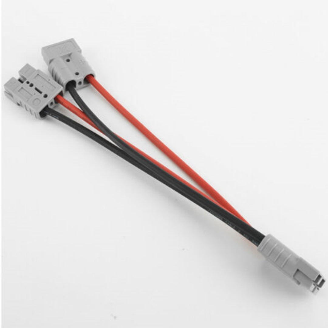 50 Amp Genuine Anderson Plug Connector Double Y Adapter 6mm Automotive Cable