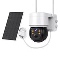 2MP Wifi Solar Camera PIR Human Detection Outdoor Security IP66 Waterproof PTZ 355°/90° Wireless Surveillance with 3W Solar Panel Night Vision Battery Powered