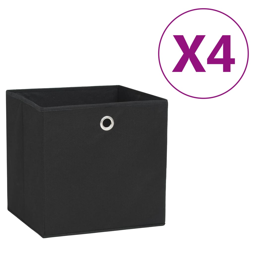 storage boxes, 4 pcs. Non-woven fabric, 28x storage boxes