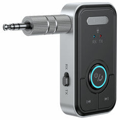 2 in 1 Wireless Bluetooth Adapter Aux Audio Car Adapter Bluetooth 5.3 Adapter Transmitter Receiver for Car TV Computer Speaker