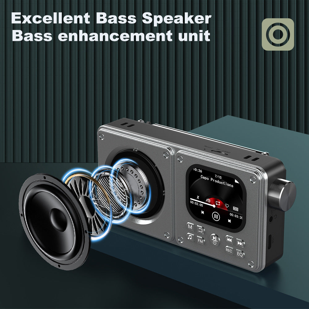 Professional MP3MP4 Radio Bluetooth Speaker Portable Multimedia Player