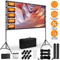 100inch/120inch Options Projector Screen With Stand 16:9 4K HD Rear Front Wrinkle-Free Portable And Foldable Movie... — kaufen online Deutschland