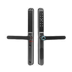 TTLOCK Smart Fingerprint Door Lock 5-in-1 Unlock IP66 Waterproof App Voice Remote Multifunctional Door Lock for Home Security