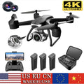 3 Battery V14 Professional Drone 6K HD Dual Camera Wifi FPV Portable RC Quadcopter , Drones Suitable For...