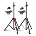 5 Core Speaker Stand Pair Height Adjustable Universal PA DJ Tripod Studio Monitor Stands Heavy Duty W 35mm...