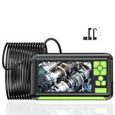 8mm Bendable Probe Industrial Endoscope Camera 1080P HD Borescope with 4.3 Inch Screen IP67 Waterproof Inspection Camera with 8 LED Lights