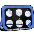 Support Pan European：4 In 1 Football Goal Pop-Up Soccer Goal Football Training Goal Net Carry Bag Kids