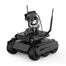Jetson Orin Nano UGV Rover ROS2 6 Wheels 4WD Open Source AI Robot with Dual Controllers Gimbal 360° Flexible For Jetson Orin Series Board