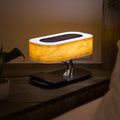 Creative Tree Light Table Lamp Bluetooth-Compatiable Music Speaker Bedside Light Dimmable Phone Wireless Charging...