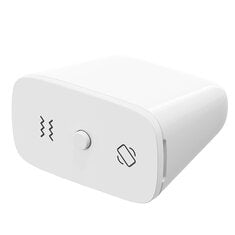 ZD100 Tuya Zigbe 3-in-1 Smart Sensor Vibration/Tilt/Drop Alarm IP67 Waterproof for Home Security Real Time APP Alerts Alexa Google Home Automation
