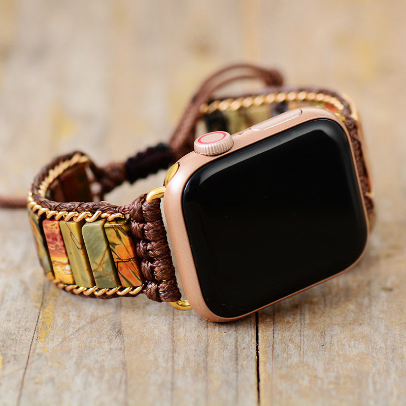 Natural Stone Bohemian Handmade Smart Watch Strap