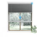 Double Layer Intelligent Electric Curtain System Equipped With 15 Channel Remote Control And Solar Charging Panel...