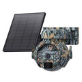 3MP Solar Powered Cameras WIFI Wireless Outdoors 360° View Animal Monitoring Camouflage PTZ Security Camera