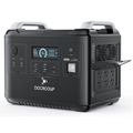 DOCROOUP 2000W Solar Power Station with LiFePO4 1997Wh Battery for Phone Tablet Home Camping Emergency