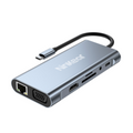 Ninkear H1 11-in-1 Docking Station Ultra-Fast Connectivity Multiple Ports HD Resolution 4K 30Hz USB2.0*3 USB3.0*1 VGA Resolution 1080P /60Hz High-Speed Data Transfer