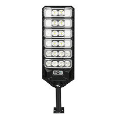 Elfeland 50W Outdoor Solar Street Light with Motion Sensor Light Sensor IPX4 Waterproof 3 Light Modes LED Floodlight