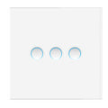MOES Matter Protocol Tuya Smart Light Switch WiFi Concave Glass Panel Timing Function Voice Control with Alexa/Google/Apple Home/SmartThings Neutral Wire Needed