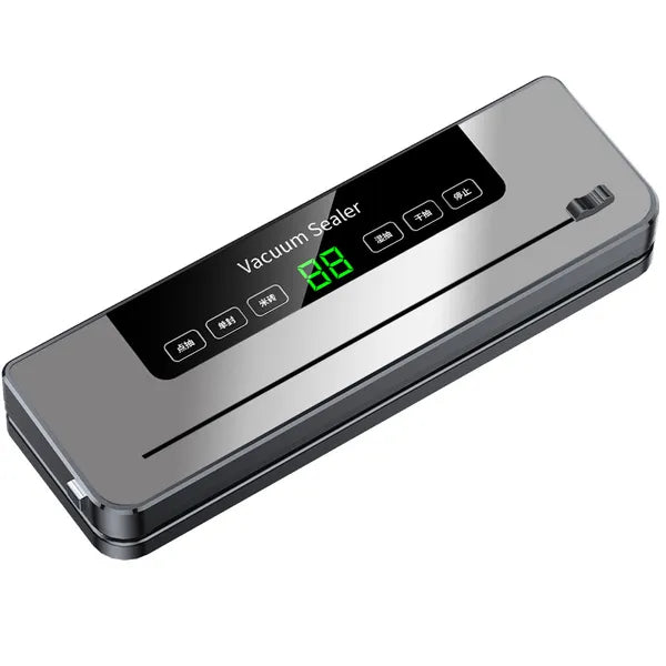 Automatic Vacuum Sealer Machine For Household Food Preservation - Dry & Wet Use, Deep Space Gray, Includes 50 Free...