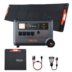 EU Direct Blackview OSCAL PowerMax 3600 SE Portable Power Station with 200W Solar