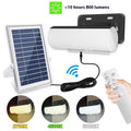 Solar Sensor Wall Lamp Tricolour Light Indoor And Outdoor Courtyard Home Lighting Super Bright Street Lamp