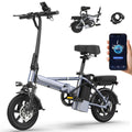 AOVOPRO E14Pro E-Bike Faltbar 1000W 14 Zoll 48V 15.6Ah 62km Reichweite 35km/h App-Steuerung Smart