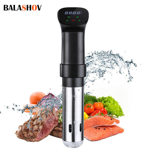 Sous-Vide Tauchzirkulator 1800W Vakuum Kocher LED Digital Slow Cooker Präzise Smart