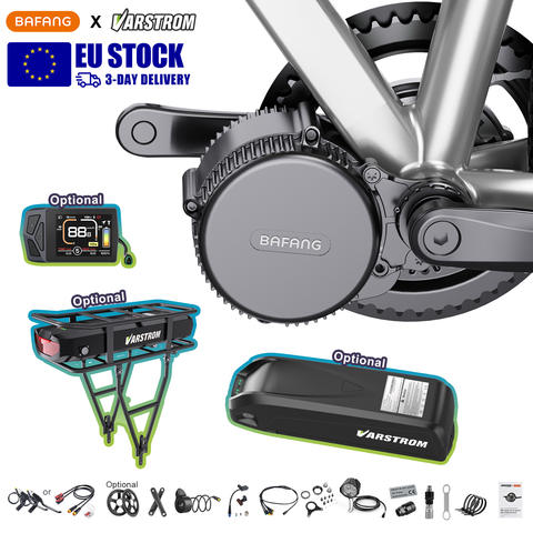 BAFANG Smart BBS02B 750W 48V Mittelmotor E-Bike Set Mit 20Ah Hailong Lithium-Akku Heckträger BB 68-100mm Smart