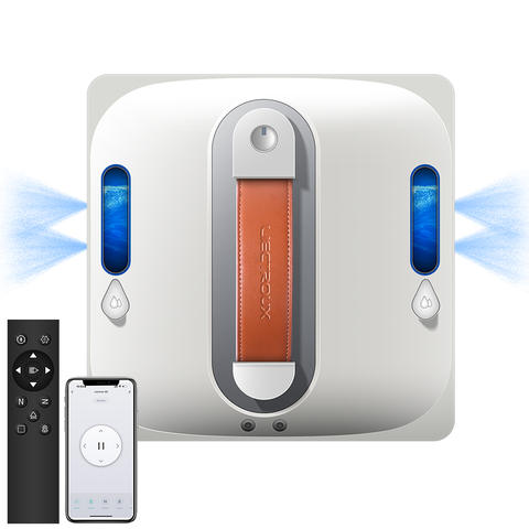 Liectroux S11 Fensterreinigungsroboter 4-Wege-Wassersprühung 9000Pa Schaber Glas Boden Wand Fliesen Smart