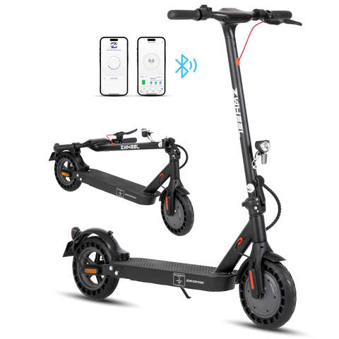 Sinaopus E-Scooter ABE 500W 36V 10Ah 35-40km Klappbar 10 Zoll Scheibenbremse Doppelbremssystem App-Steuerung Elektroroller Erwachsene