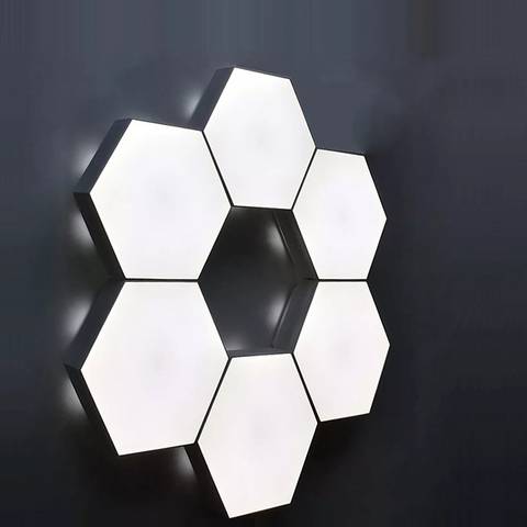 Gaming Hexagonale Touch-LED-Wandpaneele DIY Kombinierbar USB Spielzimmer PC Hintergrund Ambiente
