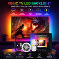 RGBIC TV-Hintergrundbeleuchtung mit Kamera Farbsynchronisierung 55-75 Zoll uLamp App Smart Ambilight Kit