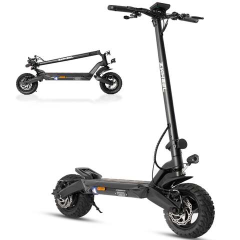 Sinaopus E-Scooter ABE Straßenzulassung 500W 48V 15Ah 80km Vollfederung Blinker Scheibenbremsen Klappbar Erwachsene