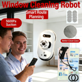 Fensterreinigungsroboter 6000Pa Automatische Wegplanung Rahmenlose Glasflächen Fernbedienung Smart Home