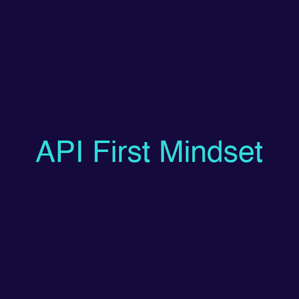 API First Mindset