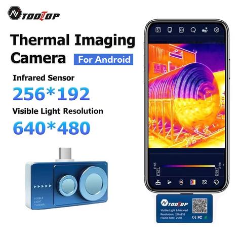 TOOLTOP T7PRO Industriequalität Wärmebildkamera 256x192 Android Dual Infrarot Sichtbare Kamera Smart