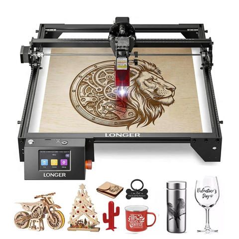 RAY5 Lasergravurmaschine 20W 10W 5W Gravur Schneidemaschine Holz Acryl Leder Metall Desktop
