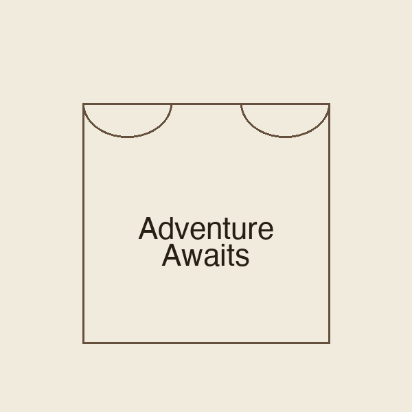Adventure Awaits | Stoffbeutel