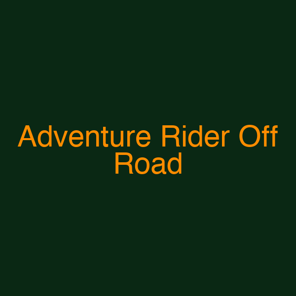 Adventure Rider Off Road