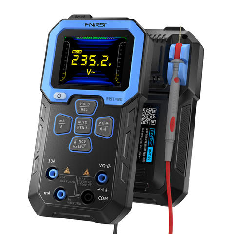 FNIRSI DMT-99 Digitalmultimeter 9999 Zählungen Smart True RMS 1000V 10A Auto Range