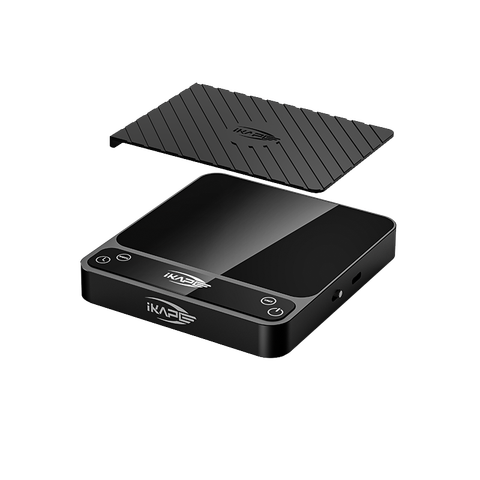IKAPE V2 Pro Bluetooth Kaffeewaage 0.1g Hochpräzise LED Wiederaufladbar Tara Espresso Smart