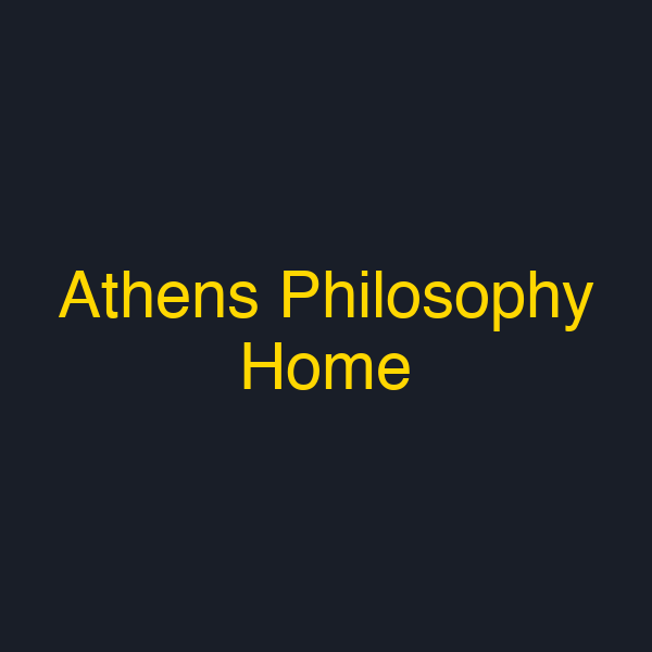 Athens Philosophy Home