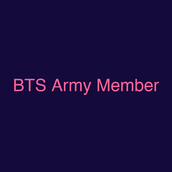 BTS Army Member