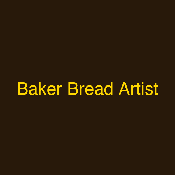 Baker Bread Artist