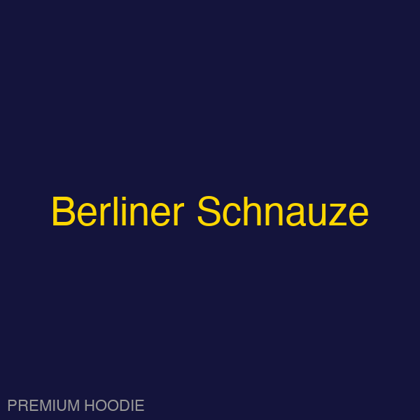 Berliner Schnauze | Hoodie