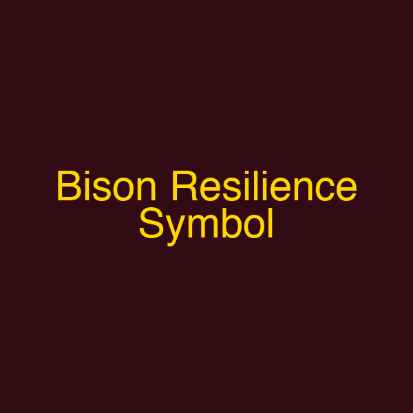 Bison Resilience Symbol