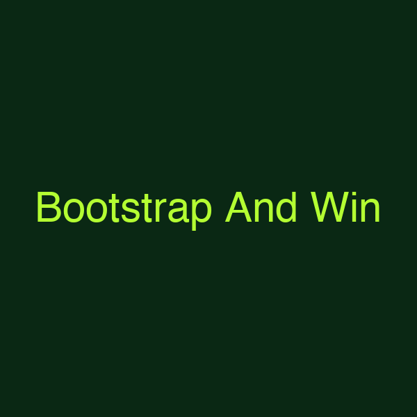 Bootstrap And Win