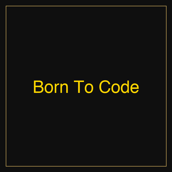 Born To Code | Poster